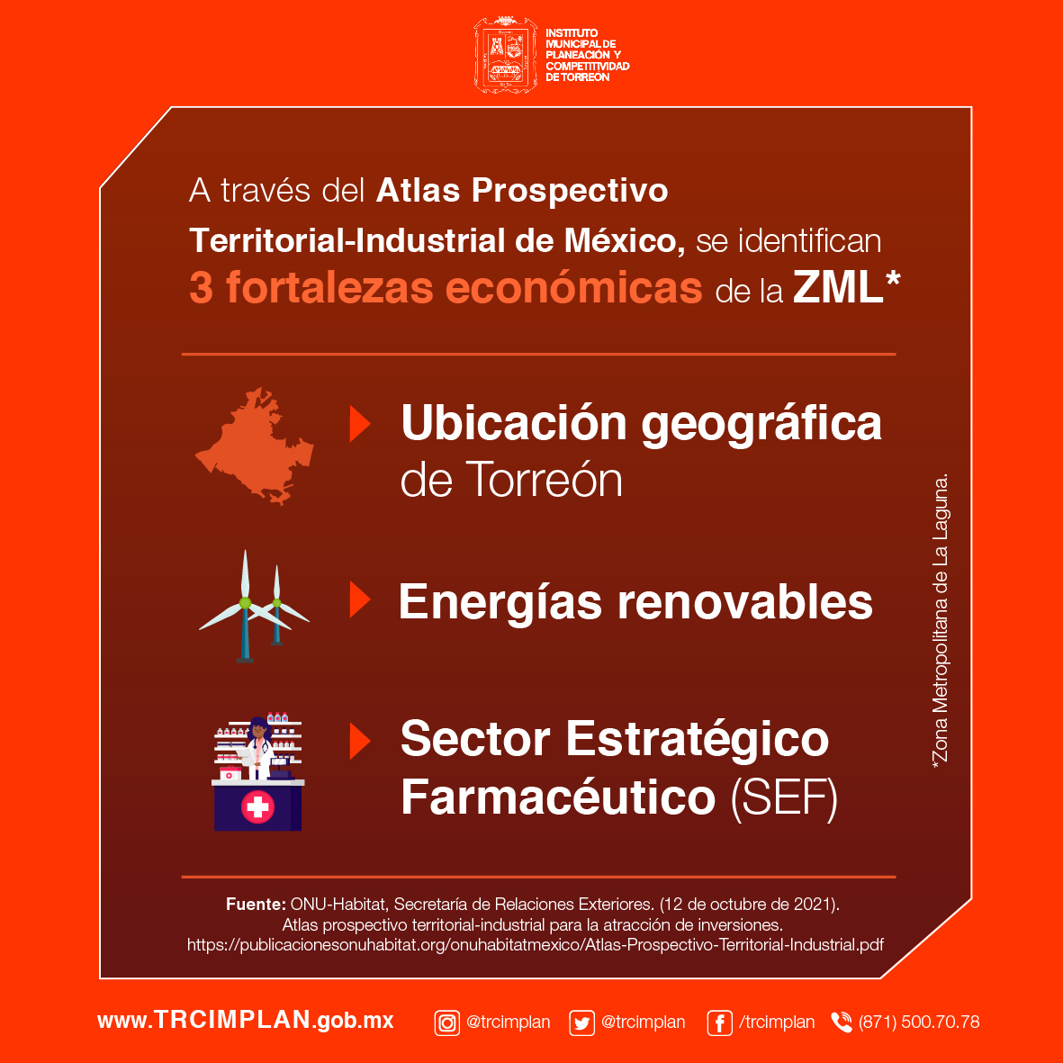 trcimplan's tweet image. 🗨️ Más info: bit.ly/424n7xn
#mexico #ZML #ubicaciongeografica #energiasrenovables #sectorfarmaceutico