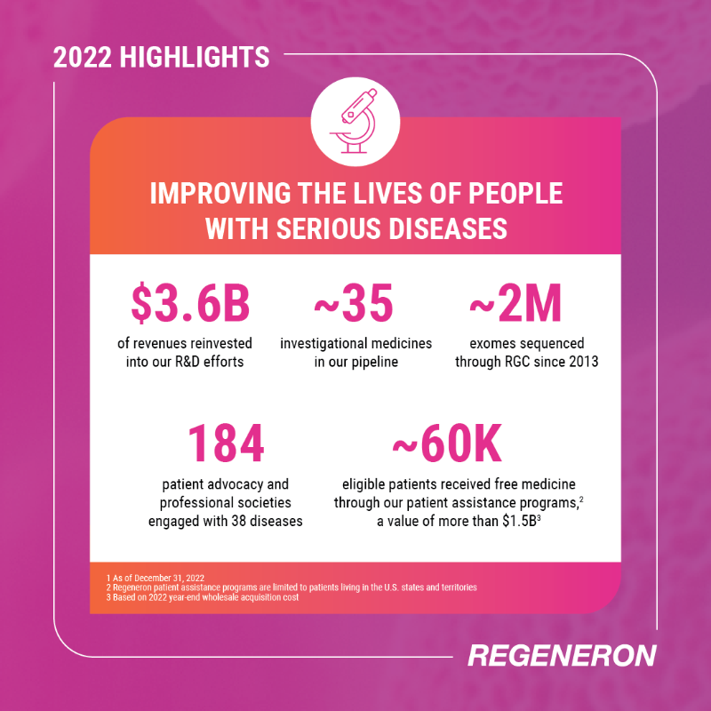 Regeneron's tweet photo. Linnea Texin, Senior Director, Corporate Responsibility, knows that when done well and authentically, corporate responsibility efforts can create a brighter, more sustainable future. Read about our progress &amp; commitment to responsible business practices in her latest Perspective.