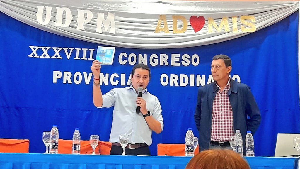 oviedo_luis's tweet photo. Participando del "XXXVIII Congreso Provincial Ordinario de la UDPM" realizado en la Ciudad de Oberá. 

UDPM-AD❤MIS
@grillo141 
@cjdechat 
@udpm_misiones @robertoadrian82 @FChlypanka @maidanamis
@ADOMIS_Misiones @chekielon https://t.co/XHk6zH45D1
