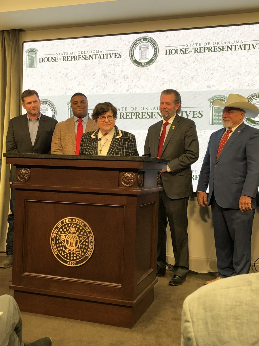 CCATDP's tweet photo. Our manager @dminor85 joined @kmcdugle, @helenprejean and Oklahoma faith leaders today in calling on @GovStitt to issue a 60 day stay for #RichardGlossip and for a moratorium on the death penalty to be put in place. https://t.co/Wt3ucnBCjk