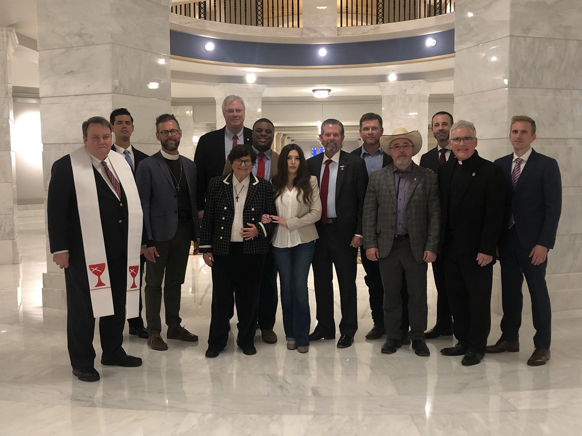CCATDP's tweet photo. Our manager @dminor85 joined @kmcdugle, @helenprejean and Oklahoma faith leaders today in calling on @GovStitt to issue a 60 day stay for #RichardGlossip and for a moratorium on the death penalty to be put in place. https://t.co/Wt3ucnBCjk