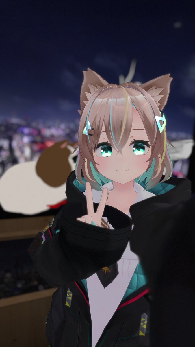 「ekopekoに会ったけどカメラが壊れて撮れなかった 」|byeのイラスト