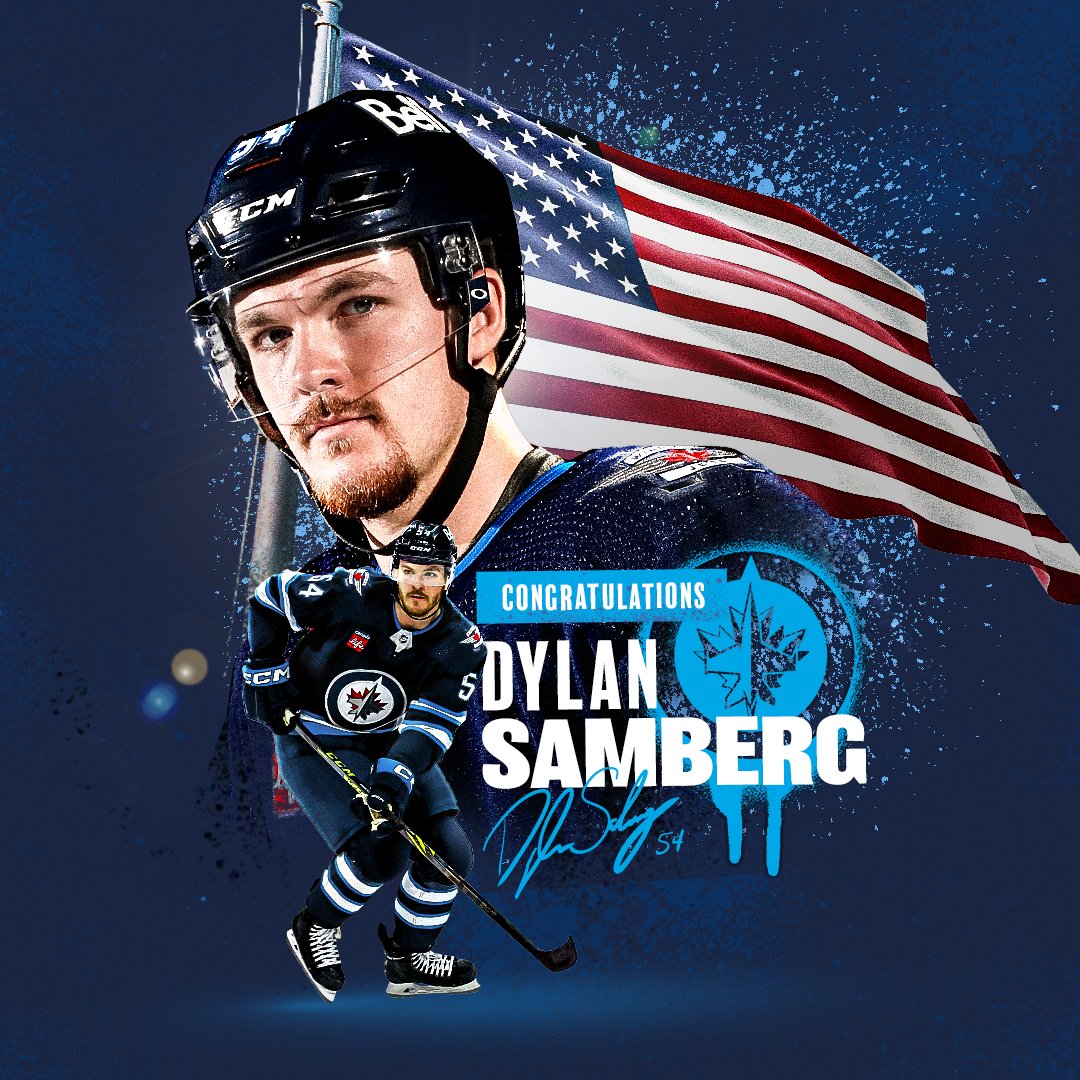 Samby looking good in the red, white, and blue!

Join us in congratulating <a href="/dsamberg26/">Dylan Samberg</a> on being named to USA Hockey's roster for the 2023 World Championship!