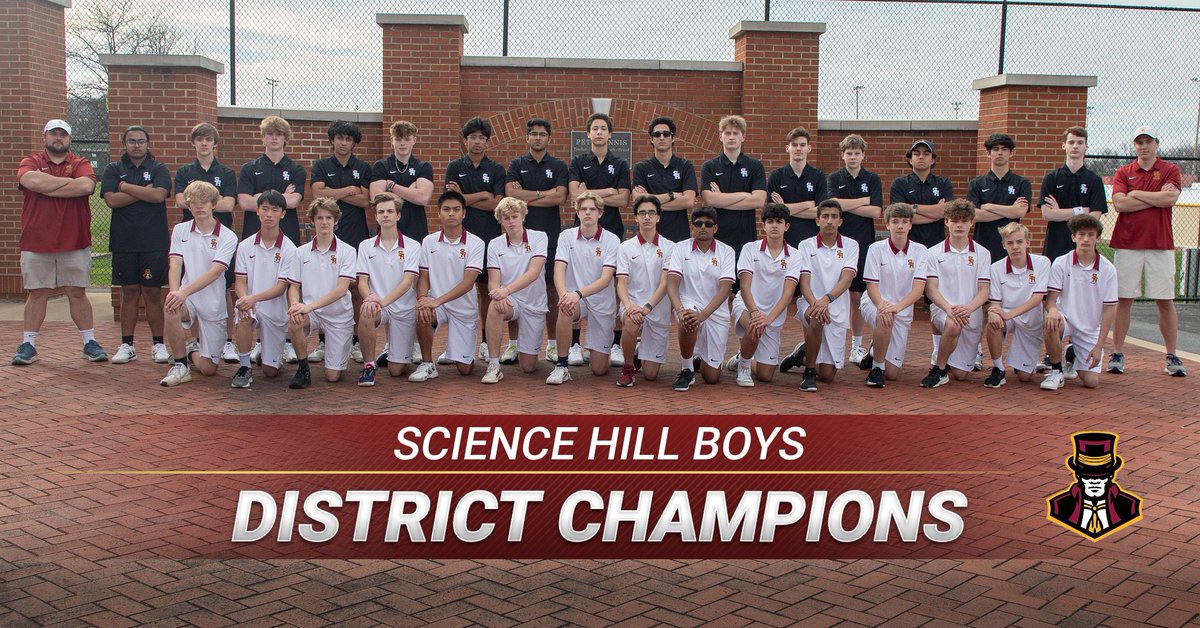 District Champs! 🏆 Boys will play Greeneville for Region Championship at end of next week!