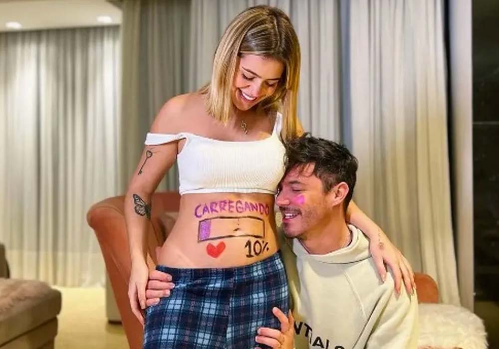 Influenciadores Eliezer e Viih Tube revelam o rosto da filha recém-nascida cafedeideias.com/influenciadore…