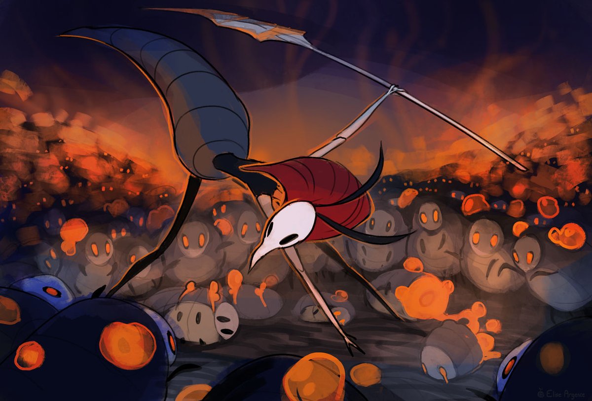 YanYansu5's tweet photo. A powerful warrior who fought the infection until the end. She disappeared and no one knows what happened to her.

#hollowknight #hollowknightfanart #illustration #drawing #infection #bug #warrior https://t.co/WO3jSWb6t4