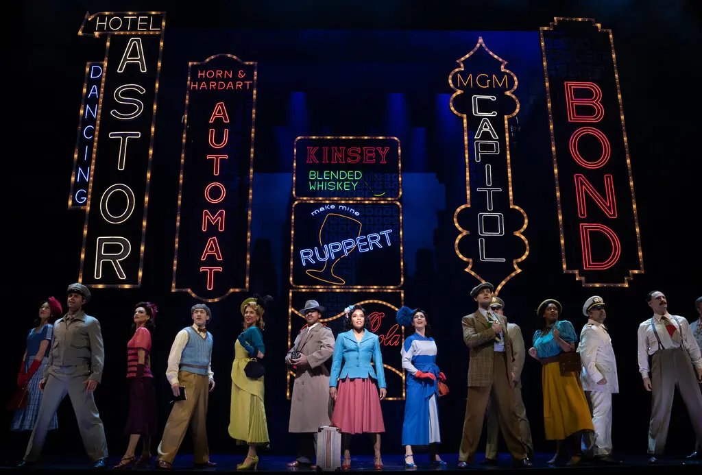 PRGlive's tweet photo. Congrats to the cast &amp; crew of 9-time Tony-nominated new musical @NYNYbway on opening last week! #PRG is providing #lighting for Ken Billington for this show that celebrates the resilience, energy &amp; ambition of the greatest city in the world (maybe we're biased). Don't miss it! https://t.co/ztE23O2sdE