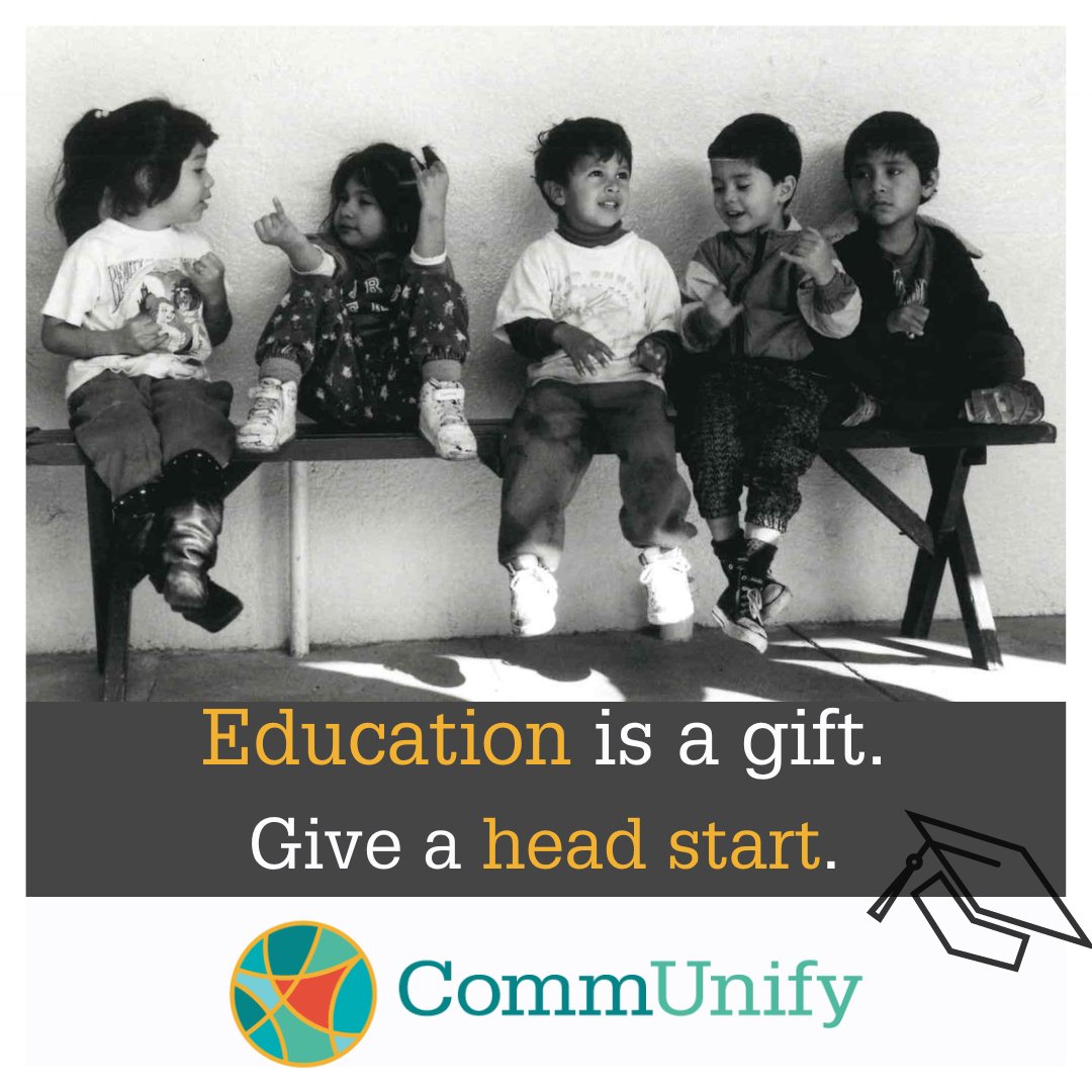 Education is a gift. Give a head start. #headstart #CommunityActionWorks