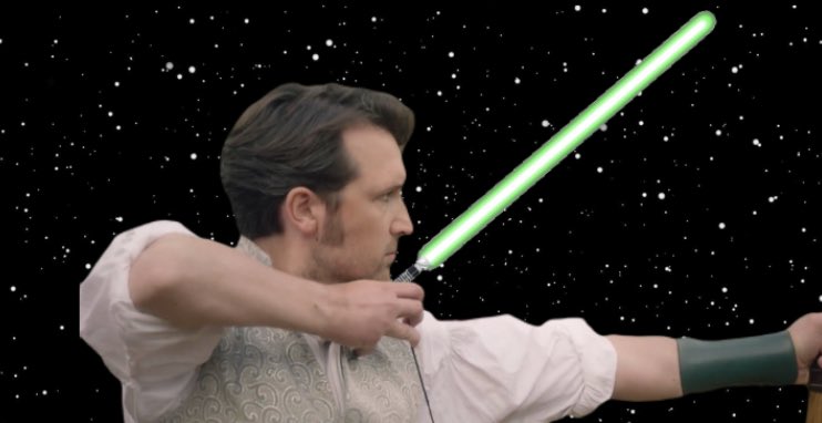 Challenge accepted, young padawan 😏

In a galaxy far far away, the force is strong with #BenLloydHughes 🔥

#SanditonInSpace
#MayThe4thBeWithYou