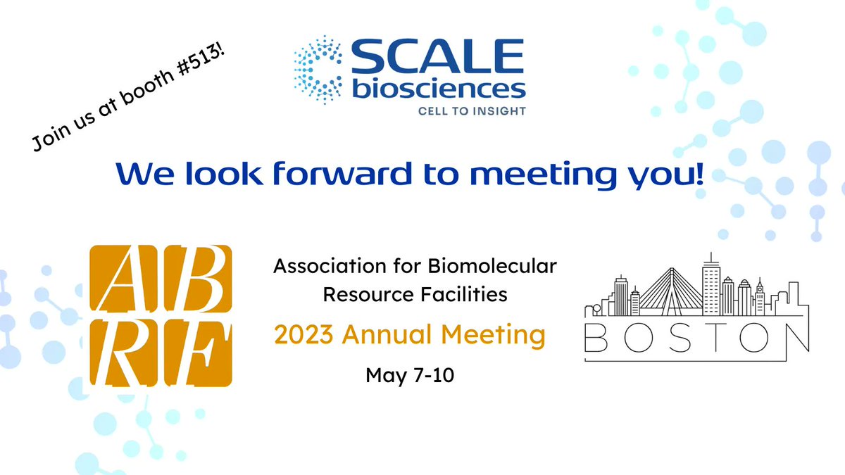 MyABRF's tweet photo. We are excited to attend @MyABRF 2023 in Boston! Join us at booth #513 to hear about how #combinatorialindexing can help scale your #singlecell projects! https://t.co/1KJlMES6ot