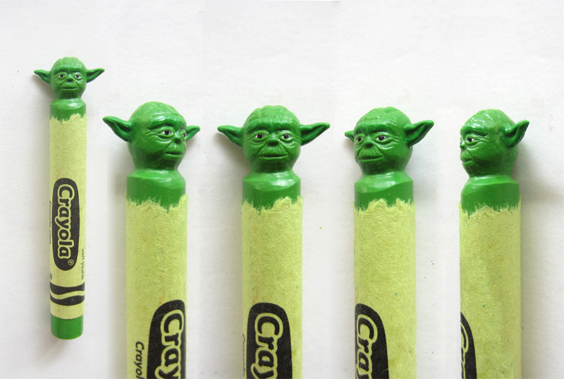 CrayonCollectio's tweet photo. May the fourth be with you! These amazingly detailed crayon carvings are by artist @mumblestohimself 🖍 https://t.co/FVPeHzGsEj