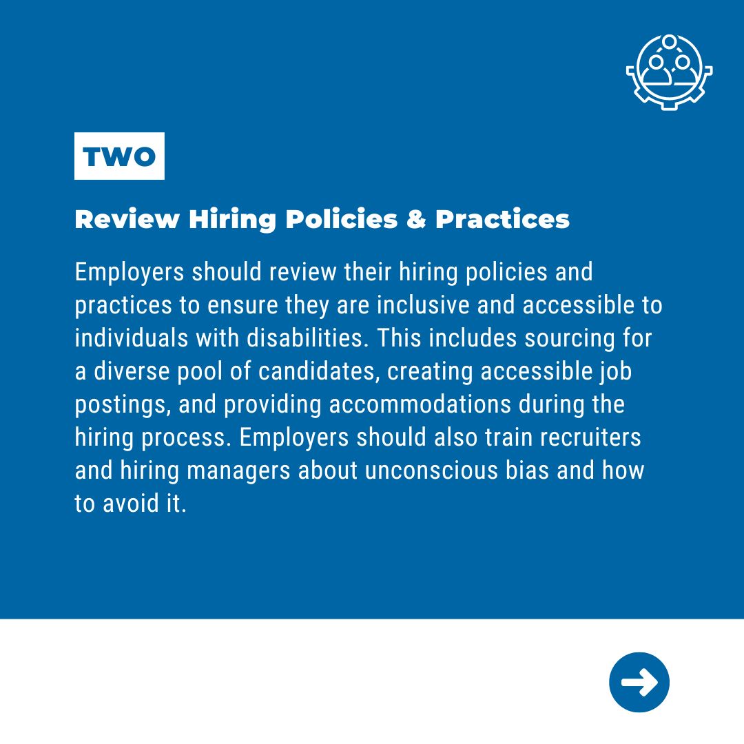 WorkerSpring's tweet image. An inclusive workplace is vital to success!  

Check out three steps employers can take to build a disability-inclusive workforce and open more doors for everyone⬇️

#work #diversity #workinprogress #inclusion
