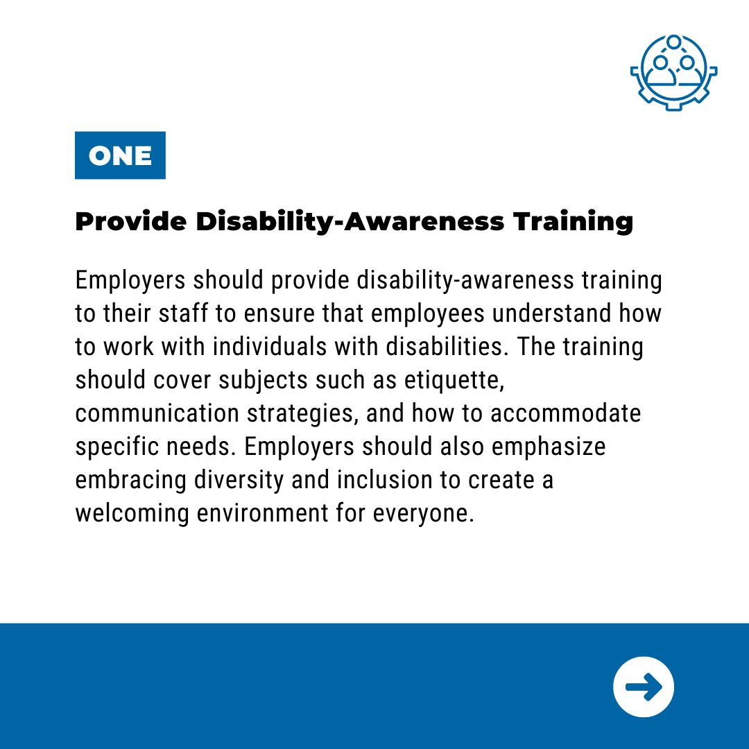 WorkerSpring's tweet image. An inclusive workplace is vital to success!  

Check out three steps employers can take to build a disability-inclusive workforce and open more doors for everyone⬇️

#work #diversity #workinprogress #inclusion