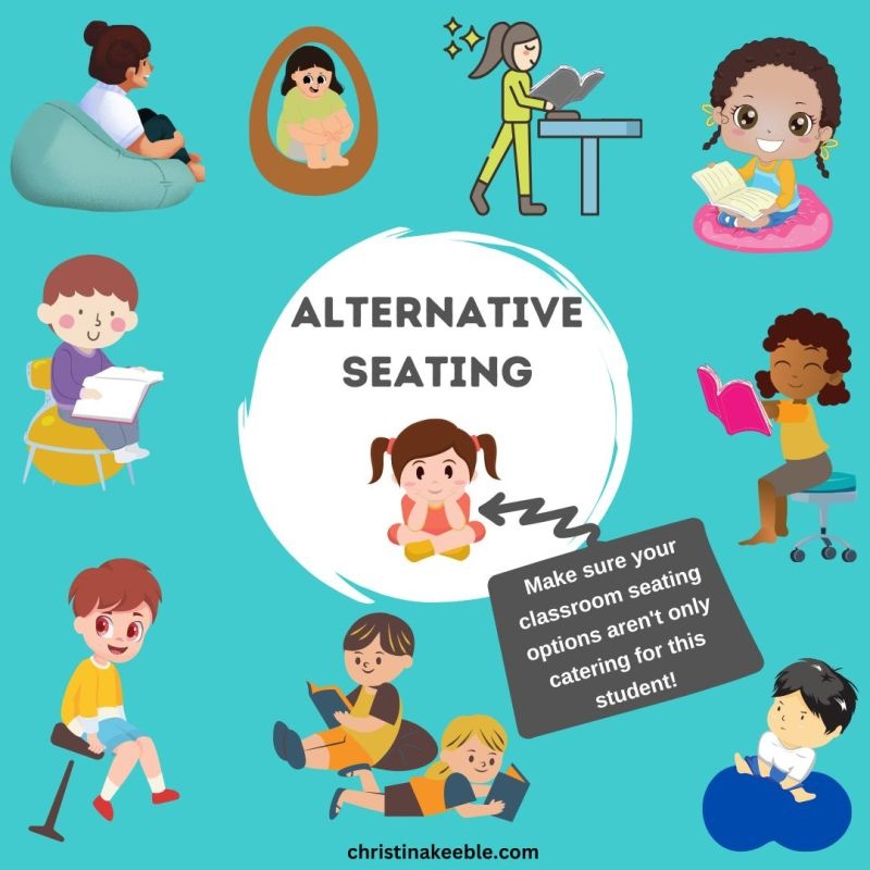 PathwaysOrg's tweet image. What&apos;s your favorite alternative sitting position? For kids with sensory needs, here are some options to consider. RT @ReframingAutism / christinakeeble.com #sensoryskills #sensoryintegration #earlyed #occupationaltherapy #sensoryoverload #sensoryregulation