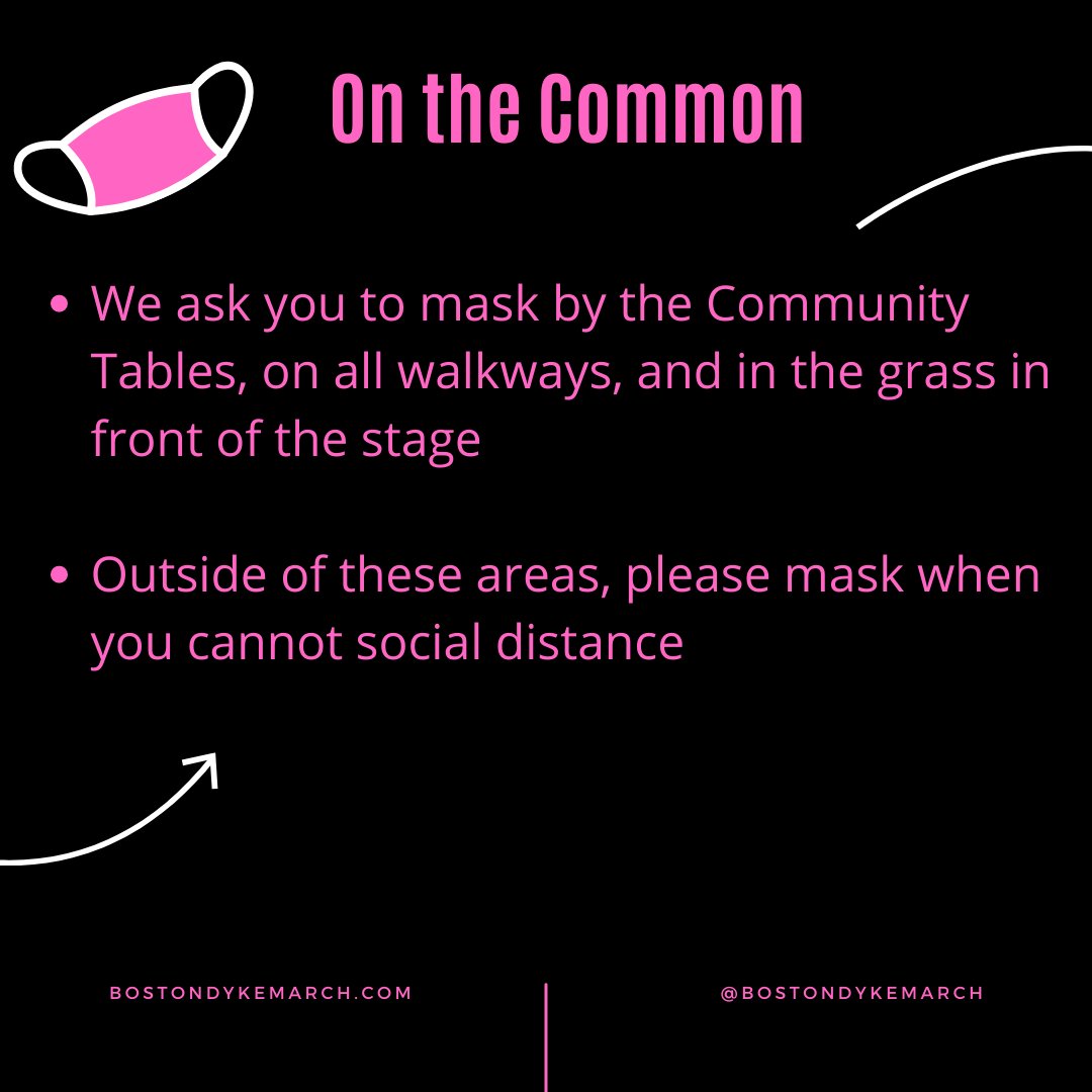 bostondykemarch's tweet photo. Since we're talking about it, a reminder about our mask policies! (1/2) https://t.co/RhPjzPbAEA