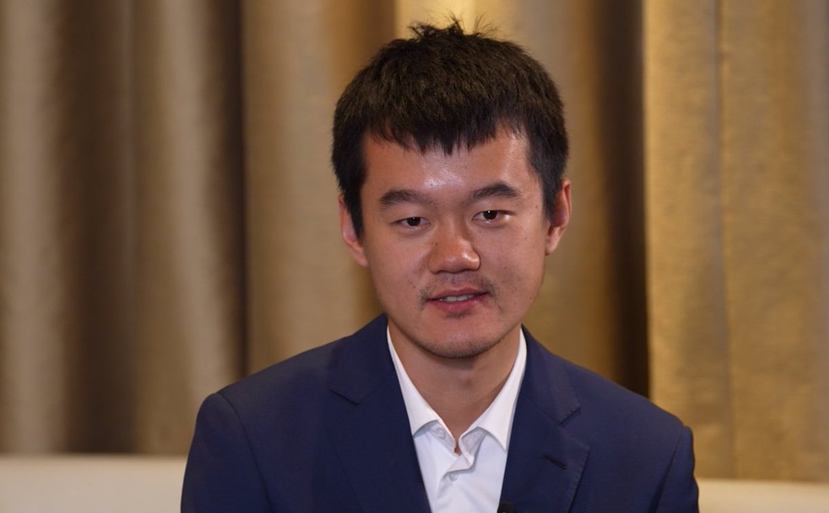 FIDE_chess's tweet photo. "I thought if I lost the match, I'd retire from chess. But things went differently, the other direction. Life is so strange. Two different ways, and in the end it was all decided in the last minute." 

Big interview with Ding Liren on our YouTube channel: https://t.co/STfyf4cIUC https://t.co/HJY7WhGSII