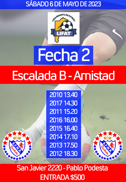 sfescalada's tweet photo. FECHA 2 - BABY FUTBOL ESCALADA💙🤍❤️ https://t.co/d6b5lmQx2K