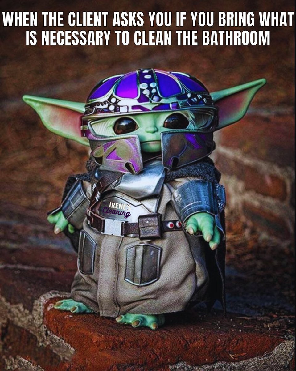 IrenesCleaning's tweet photo. Today is the perfect day to share some Star Wars memes 😆🦾
We recommend you see the other memes 🤣

#MayTheFourthBeWithYou #StarWarsDay #JediDay #SithDay #StarWarsFan #starwars #babyyoda #yoda #cleaning #cleaningtips https://t.co/oMaVnUyUny