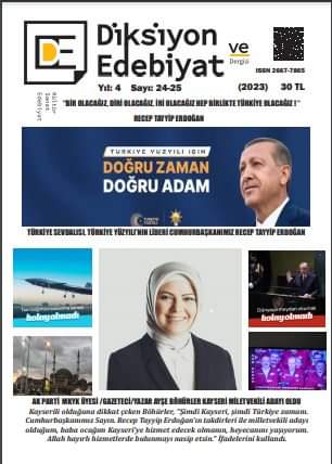 Diksiyon Ve Edebiyat Dergisi'nin 24-25. Sayısı  TÜRKİYE YÜZYILI İÇİN
DOĞRU ZAMAN DOĞRU ADAM
 Kapak Manşeti İle Çıktı!
Hayırlı Olsun!
#TÜRDEB"
<a href="/Tavsiyeuzmani/">tavsiyeuzmanı</a>
#DiksiyonVeEdebiyatDergisi diksiyonyayinlari.com.tr