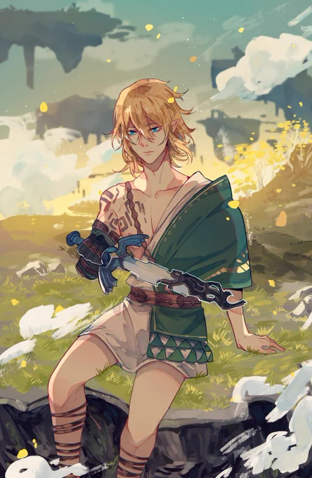 So looking forward to playing this game!! owo  #TearsOfTheKingdom