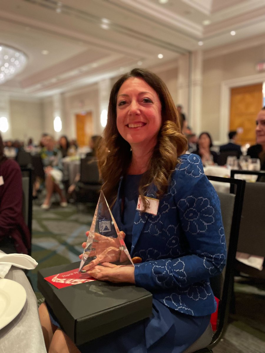 Please join us in congratulating <a href="/mpacella/">mpacella</a> who accepted the Excellence in Industry #Award at the <a href="/AWFbc/">AWF</a> Peak Awards yesterday evening. 

#Read more about Maria's achievement in our latest post: bit.ly/3LBaSkC