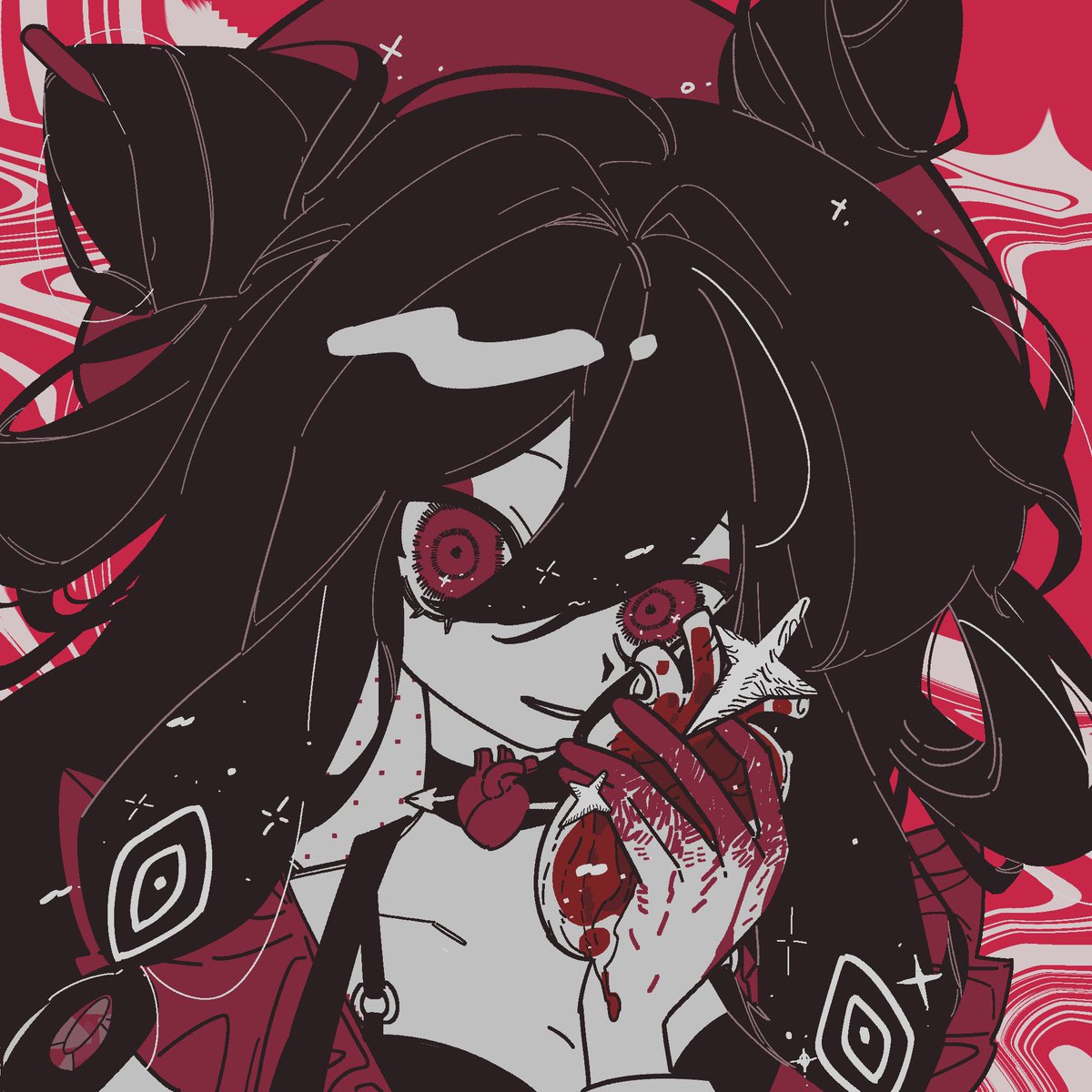 seekrain_'s tweet photo. “哭干眼泪吧，从出生起就是最下签。”
Reference for Kikoe’s Heartbreaker outfit. https://t.co/6bn8gWDL7D