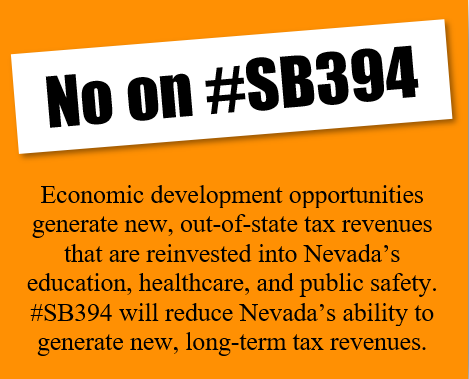 LVGEA's tweet photo. Economic development opps generate new, out-of-state tax revenues that are reinvested into NV’s education, healthcare, and public safety. #SB394 will reduce NV’s ability to generate new, long-term tax revenues. #NVLeg @SheaBackusEsq @Nv18Venicia @steveyeagernv @sandra4nv https://t.co/qo7hmrlu8n