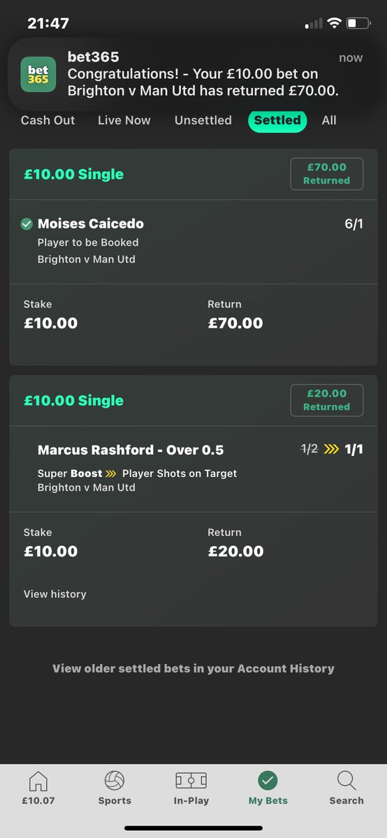 paulswanny2020's tweet photo. @BadManBetting Boooooom https://t.co/8z27Ktw5GB