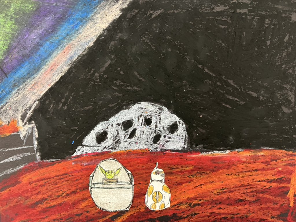 MrsGilArt's tweet photo. #Maythe4bewithyou @GFESWildcats @comalfinearts ⭐️ https://t.co/3ggUiCAL5O