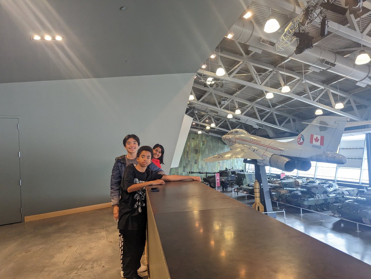 Exploring the war museum