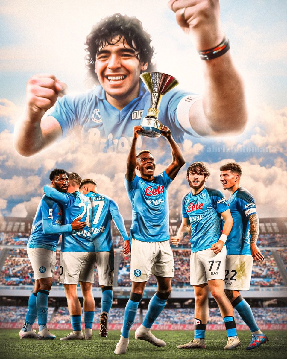 bandiera 140x100 NAPOLI Campione D'Italia 3 Scudetto Maradona Osimhen Kvara tifo