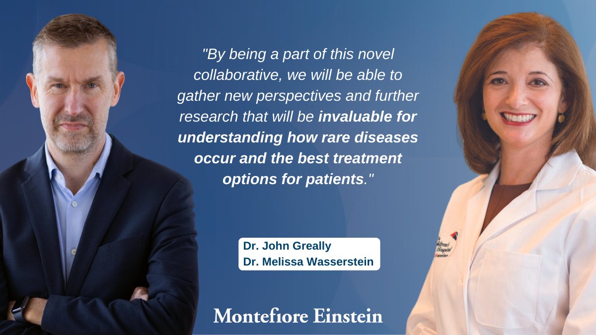 We're proud to be a @RareDiseases Center of Excellence! 🌟 Through this network, we can share #RareDisease research, advance #HealthEquity, & bring forth our clinical excellence in caring for people with complex, rare, & inherited conditions. bit.ly/418RalY @EinsteinMed
