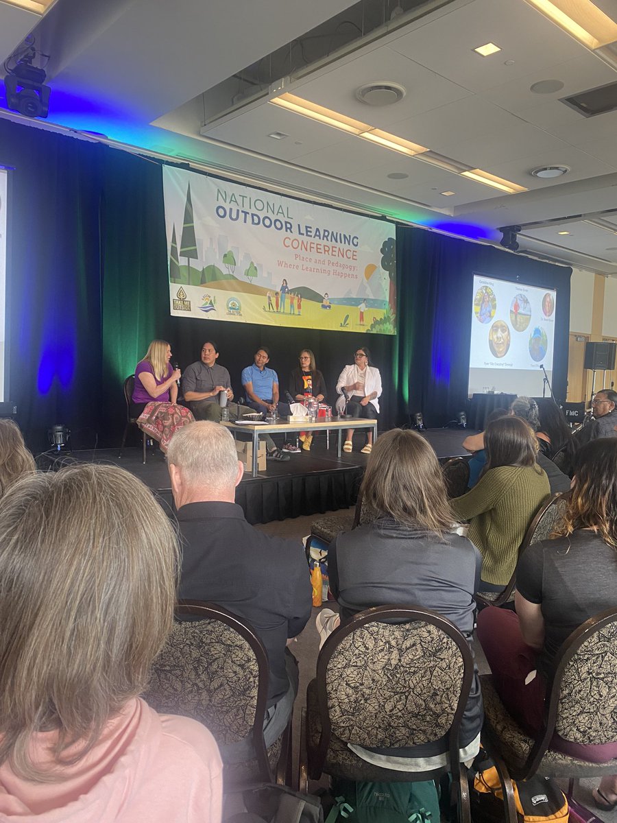 One of the strongest panel discussions I have ever heard. The topic was Indigenous Ways of Knowing. Thank you all for calling us in to the conversation and action.  This was empowering #OLConference23