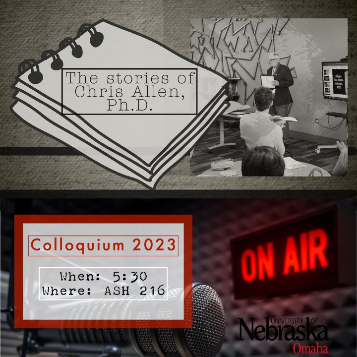 UNO School of Comm (@communo) on Twitter photo Our final colloquium features Dr. Chris Allen who is retiring after 50 years in the broadcast industry. Join us tonight in ASH 216! Our final colloquium features Dr. Chris Allen who is retiring after 50 years in the broadcast industry. Join us tonight in ASH 216!