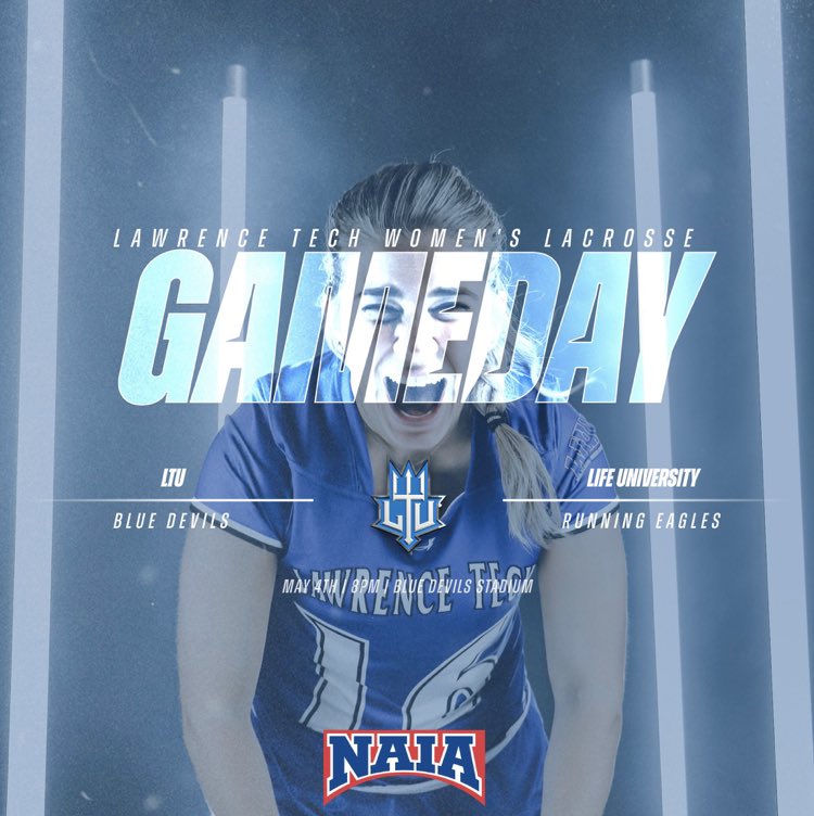 LTUWLacrosse's tweet photo. ITS SEMI FINALS!

📍@ Blue Devils Stadium
⏰ @ 8:00 pm
☑️ Life University

#HORNSUP!! #DEVILDOWN! https://t.co/jKZ0Nqkkib