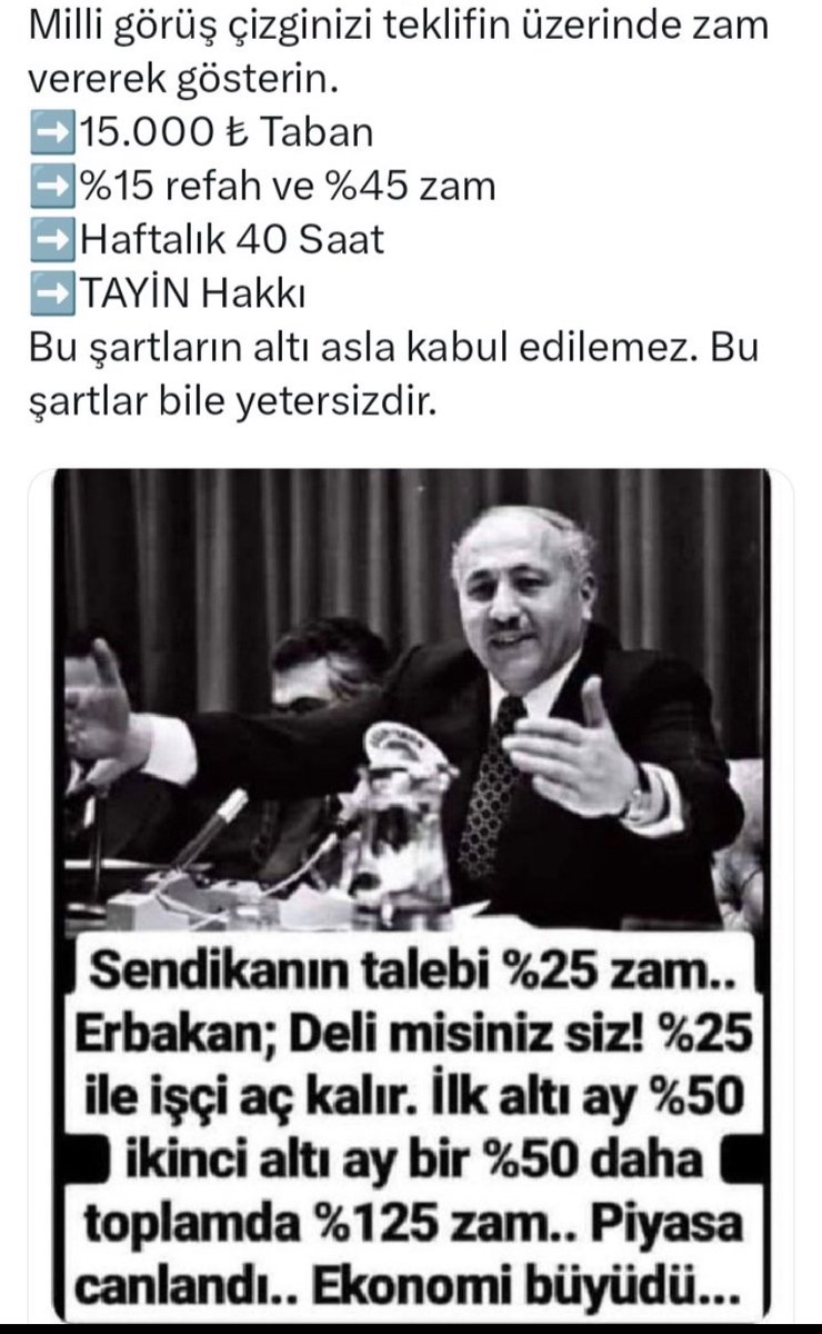 Ekonomik krizin faturasını işçiye ödetemezsiniz!
700 bin kamu işçisi hakkını istiyor.
#KamuBekliyor 

<a href="/csgbakanligi/">T.C. Çalışma ve Sosyal Güvenlik Bakanlığı</a>
 
<a href="/vedatbilgn/">Vedat Bilgin</a>

<a href="/RTErdogan/">Recep Tayyip Erdoğan</a>