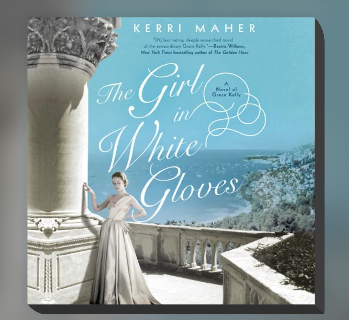 Currently reading “The Girl in the White Gloves” by @kerrimaherbooks