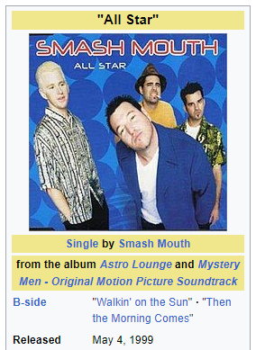 TheShrekfest's tweet photo. happy birthday to the most important song of our time https://t.co/kHAlS4Whcs