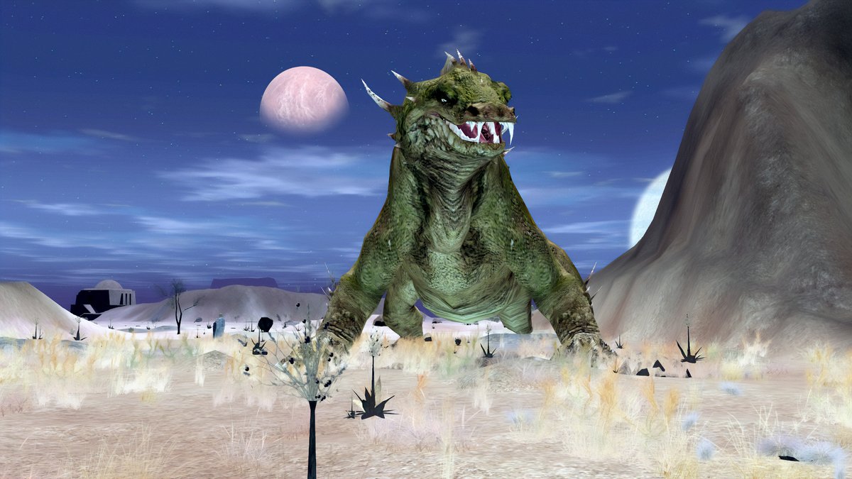 MMOFolklorist's tweet photo. Whether you're out slaying krayt dragons or playing your nalargon in the local cantina there's plenty to do in Star Wars Galaxies this May 4th.

Check out all the latest news from across the galaxy in this month's Rogue Server Roundup!

👉https://t.co/BpBjLTAKVB https://t.co/x0rD86AQhr