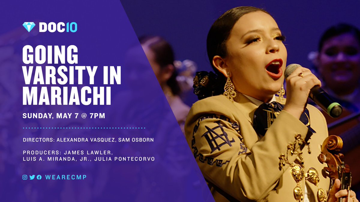 doc10filmfest's tweet photo. SUNDAY: We close out with
-SUBJECT at @filmcenter
-A STILL SMALL VOICE at @DavisTheater
-GOING VARSITY IN MARIACHI (a @wearecmp-supported film) feat. a live performance with Chicago's own Mariachi Sirenas!
Info and tix on all events at https://t.co/kdbRBAHjG5 #Doc10 https://t.co/p9494XHU4h