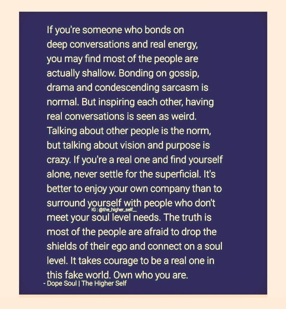 'Be yourself; everyone else is already taken.'

Oscar Wilde

#realyou
#soulvibes
#ownyou
#liftandinspire
💜✌️❤️🌈