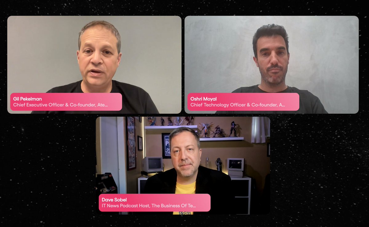 AteraCloud's tweet photo. LIVE ask us anything with @djdaveet and our co-founders @gilpklmn and @oshr1 

#Ateraverse https://t.co/NX8tv7KXao