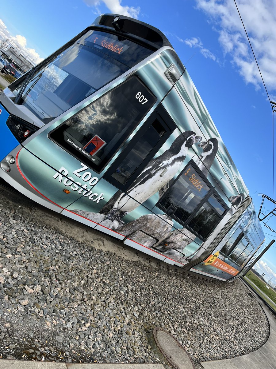 RenzmannTommy's tweet photo. Einfach eine tolle Bahn wie ich finde vom Zoo Rostock. 

#Tram #Straßenbahn #Rostock https://t.co/a4d986Xd68