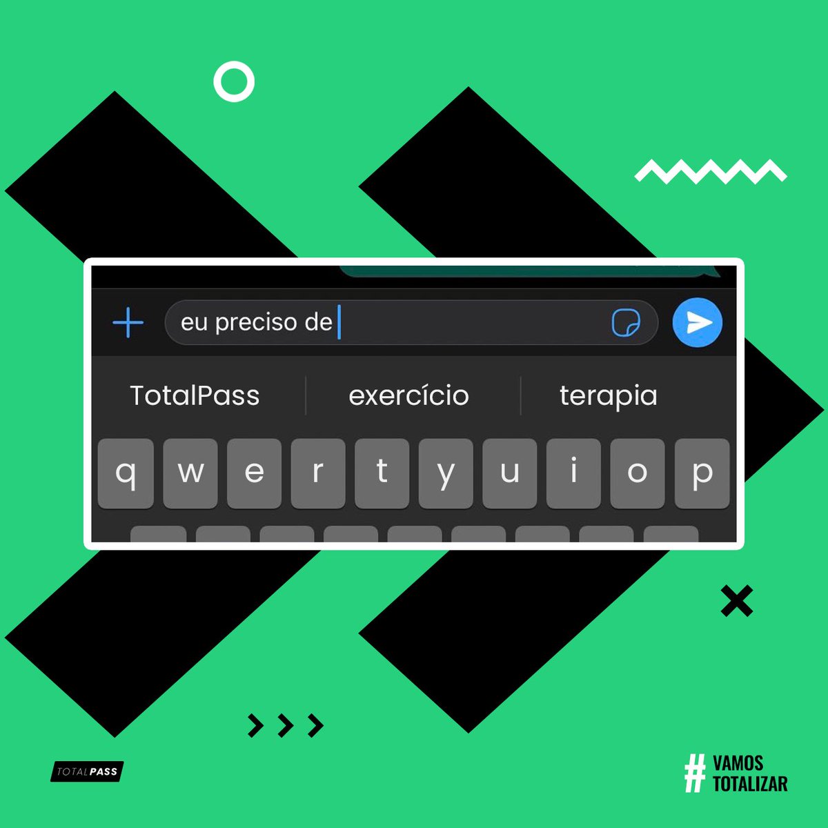 O que você precisa hoje de acordo com as sugestões do seu teclado? 🤔