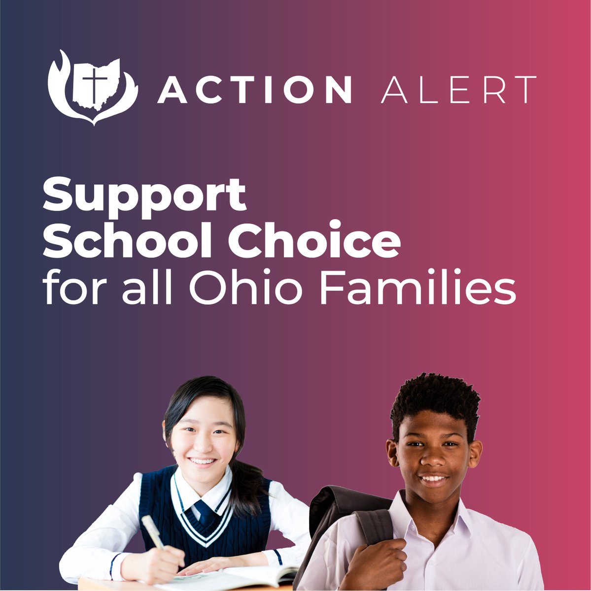 There is still time to take action on Senate Bill 11 and ask your senator to allow every student in Ohio the opportunity to receive an EdChoice Scholarship. Visit ohiocathconf.org to contact your senator today.