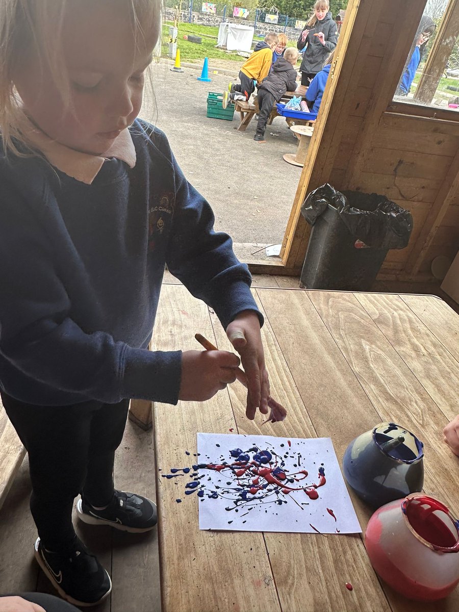nurserydennyps's tweet photo. Using some of the coronation colours to make some special bunting for our outdoor area using different types of techniques and tools. https://t.co/Ud64u4tx9z