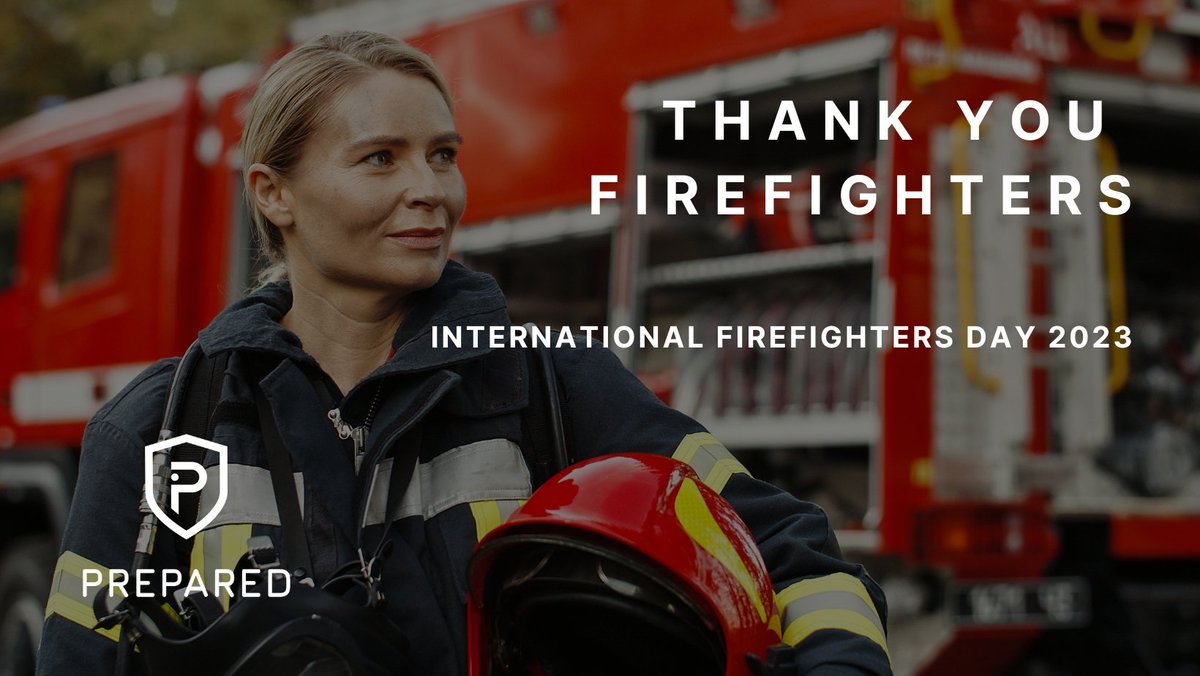 Prepared_HQ's tweet photo. To each and every firefighter, past and present, thank you for all that you do.
Your sacrifices do not go unnoticed.
#InternationalFirefightersDay #IFFD2023 https://t.co/aHyvqeg1pb