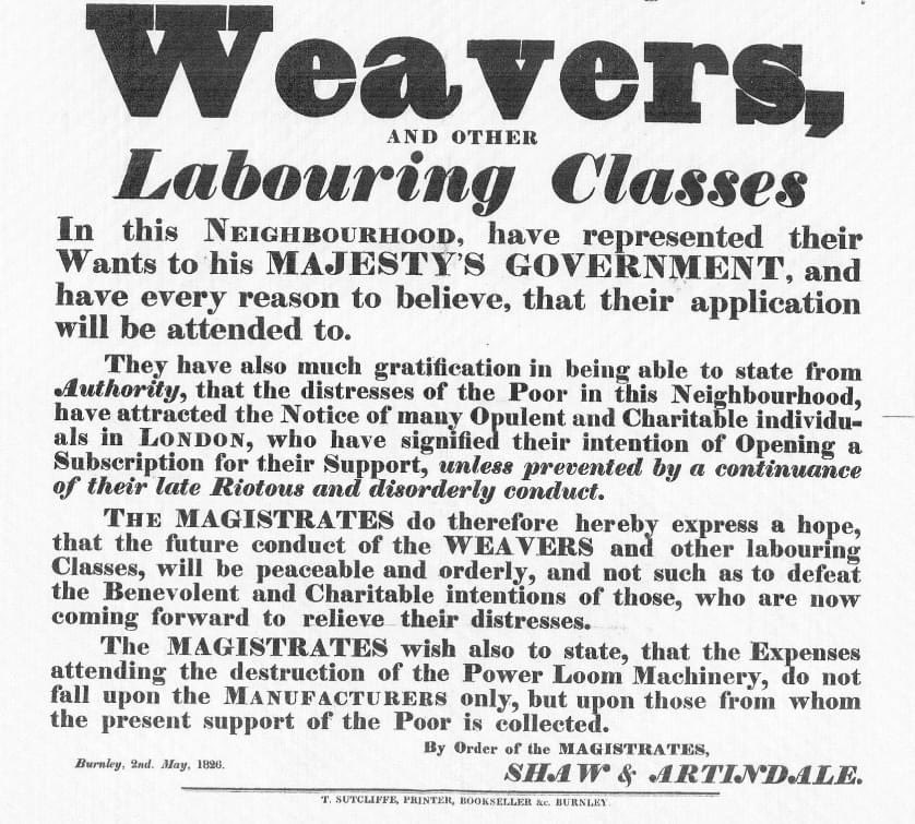 Weavers Uprising Bicentennial Committee (@uprisingweavers) on Twitter photo 