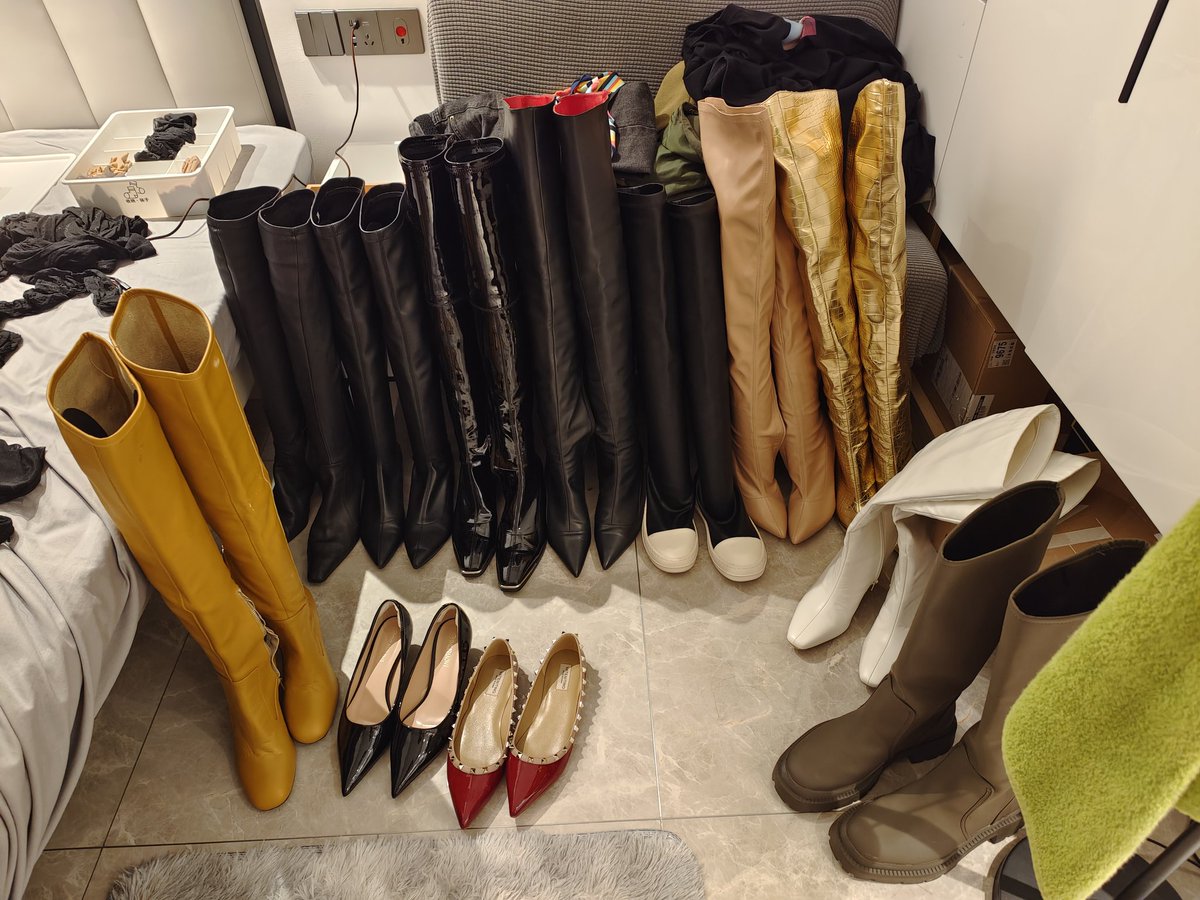 大合照，靴子大合照，有和我一样喜欢长靴的吗？