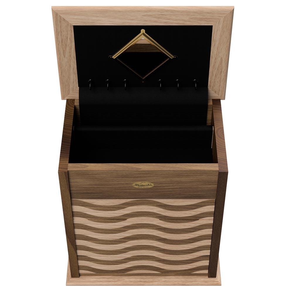 GerstnerUSA's tweet photo. The new J1504 Wave Front Jewelry Chest is a unique and stunning addition to our collection of jewelry boxes. Fluid design, minimal hardware, and high-quality Gerstner craftsmanship ensure that it will be treasured for years to come.
#gerstnerusa #craftsmanshiplives https://t.co/ZQWjBqCCYq